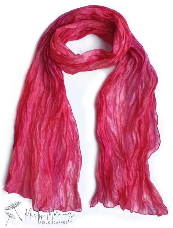 Rose Madder silk scarf