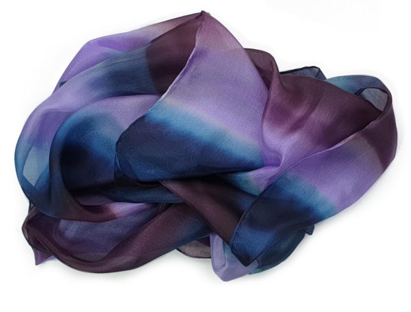 Silk scarf summer evening Jana Forsyth